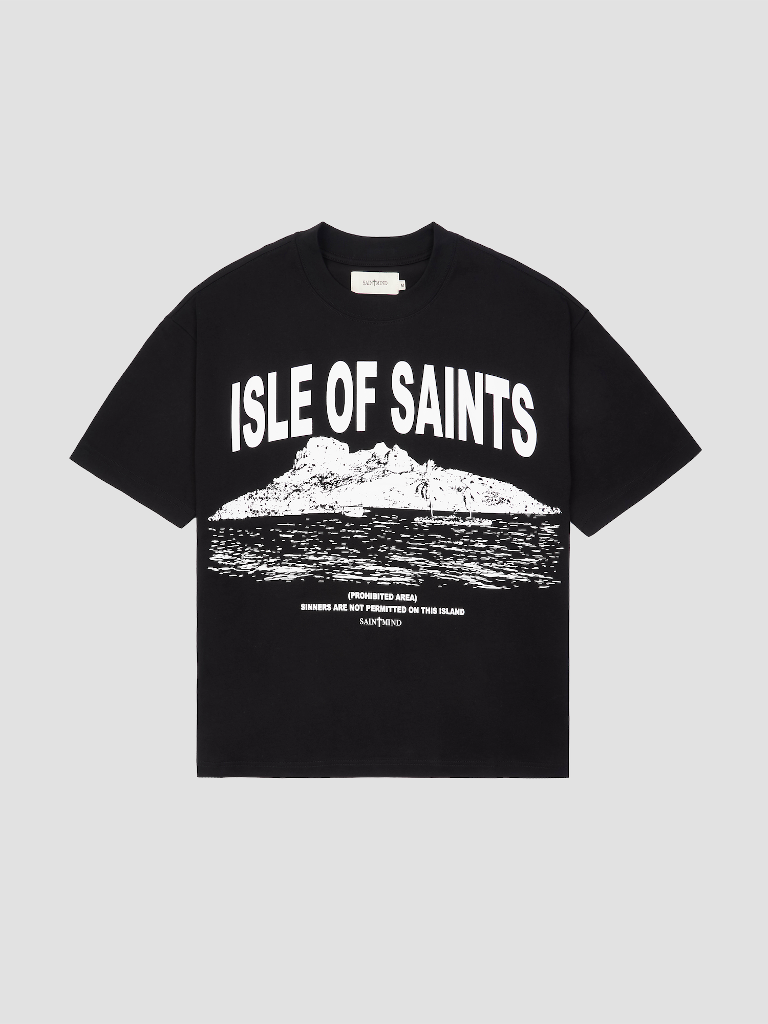 ISLE OF SAINTS T-SHIRT - BLACK