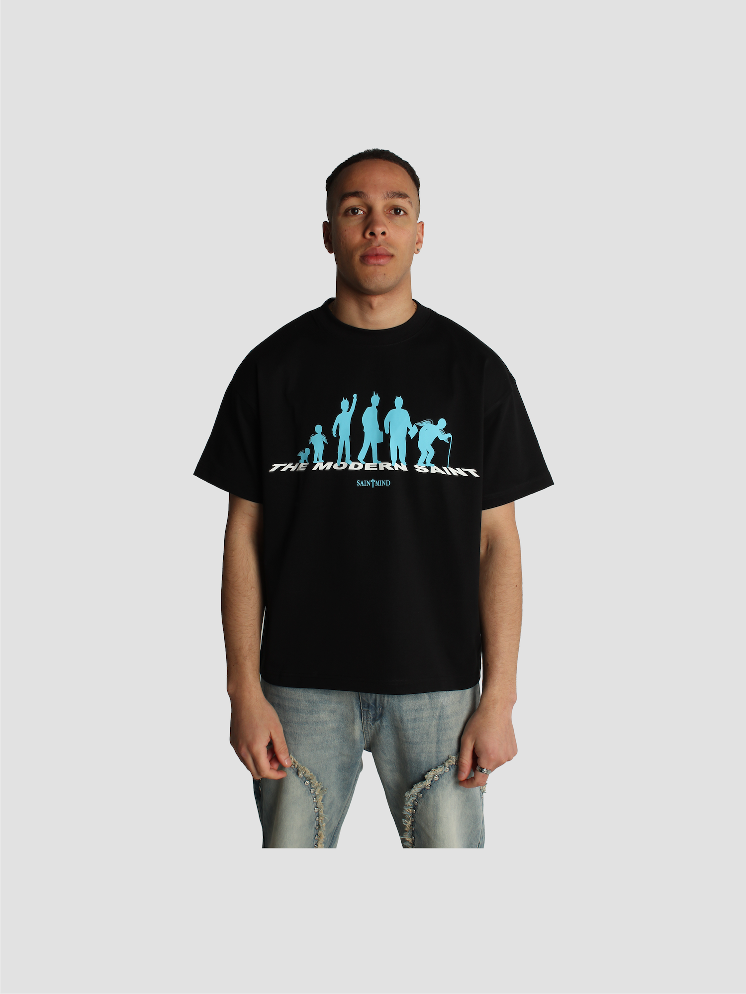 MODERN SAINT T-SHIRT - BLACK