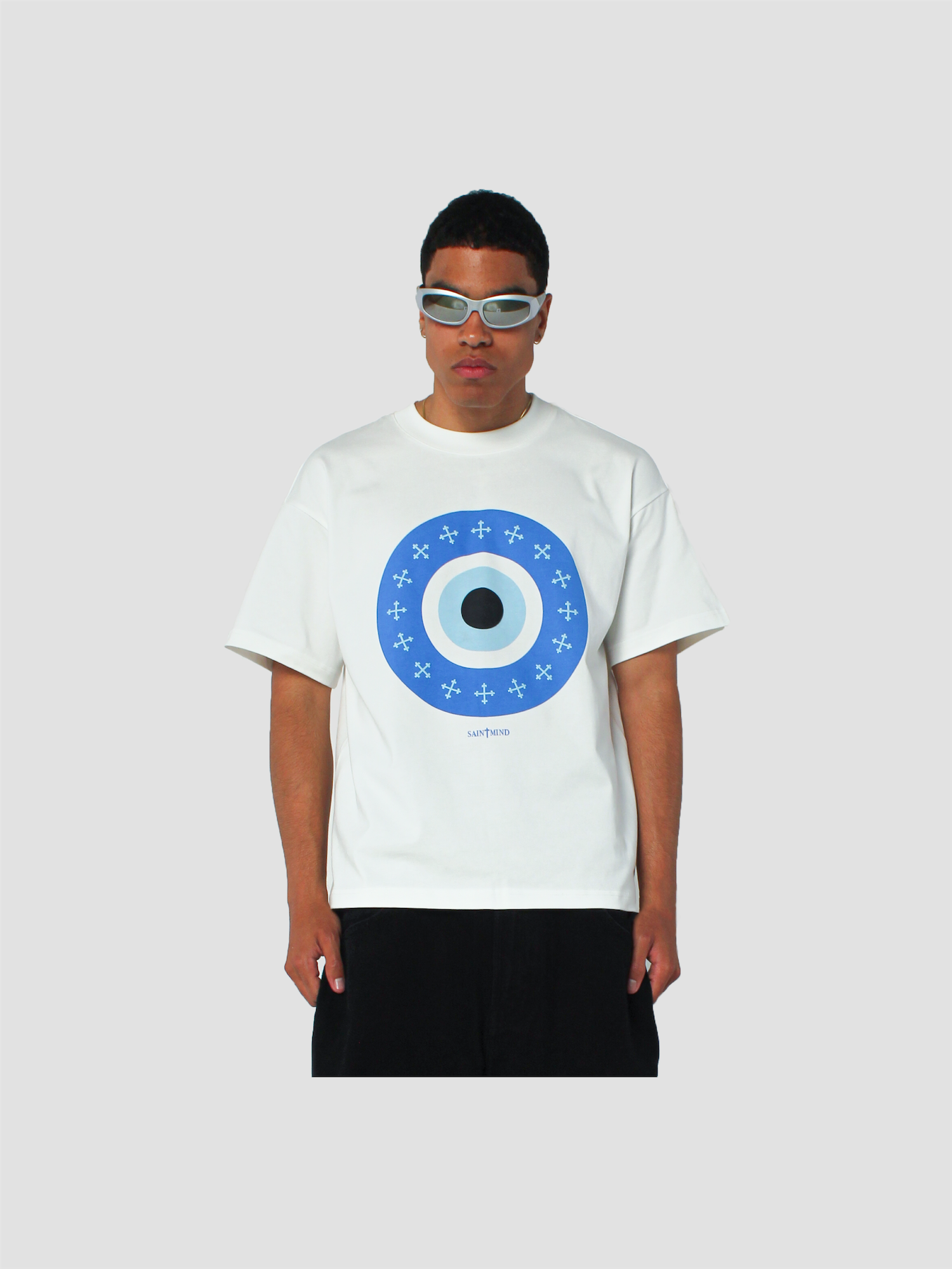 EVIL EYE T-SHIRT - WHITE