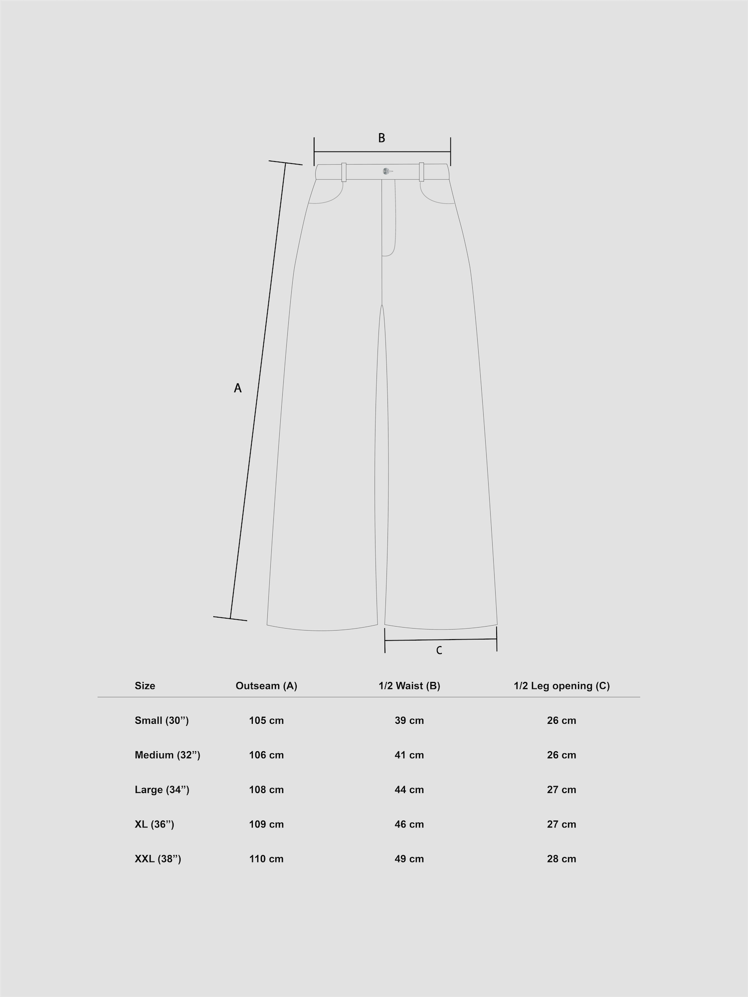 TWO STEP BAGGY DENIMS