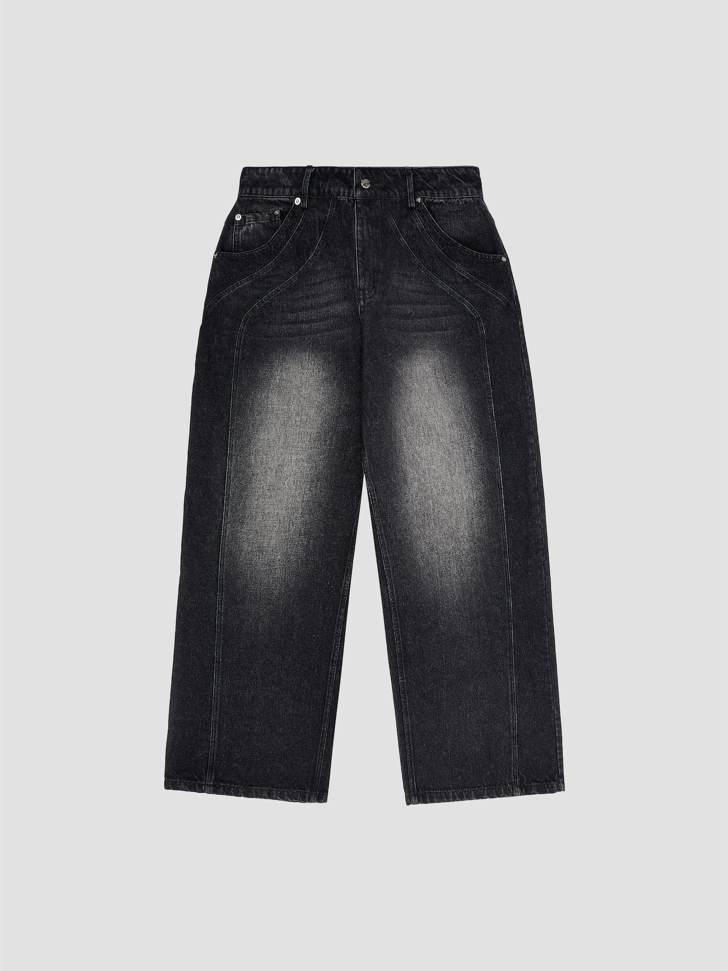 TWO STEP BAGGY DENIMS