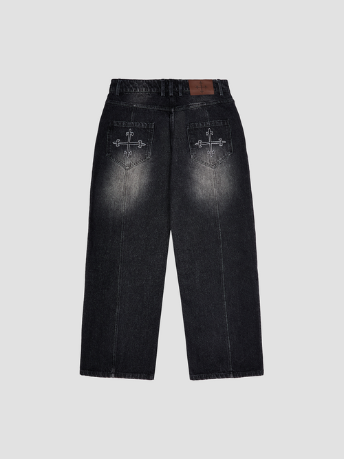 TWO STEP BAGGY DENIMS