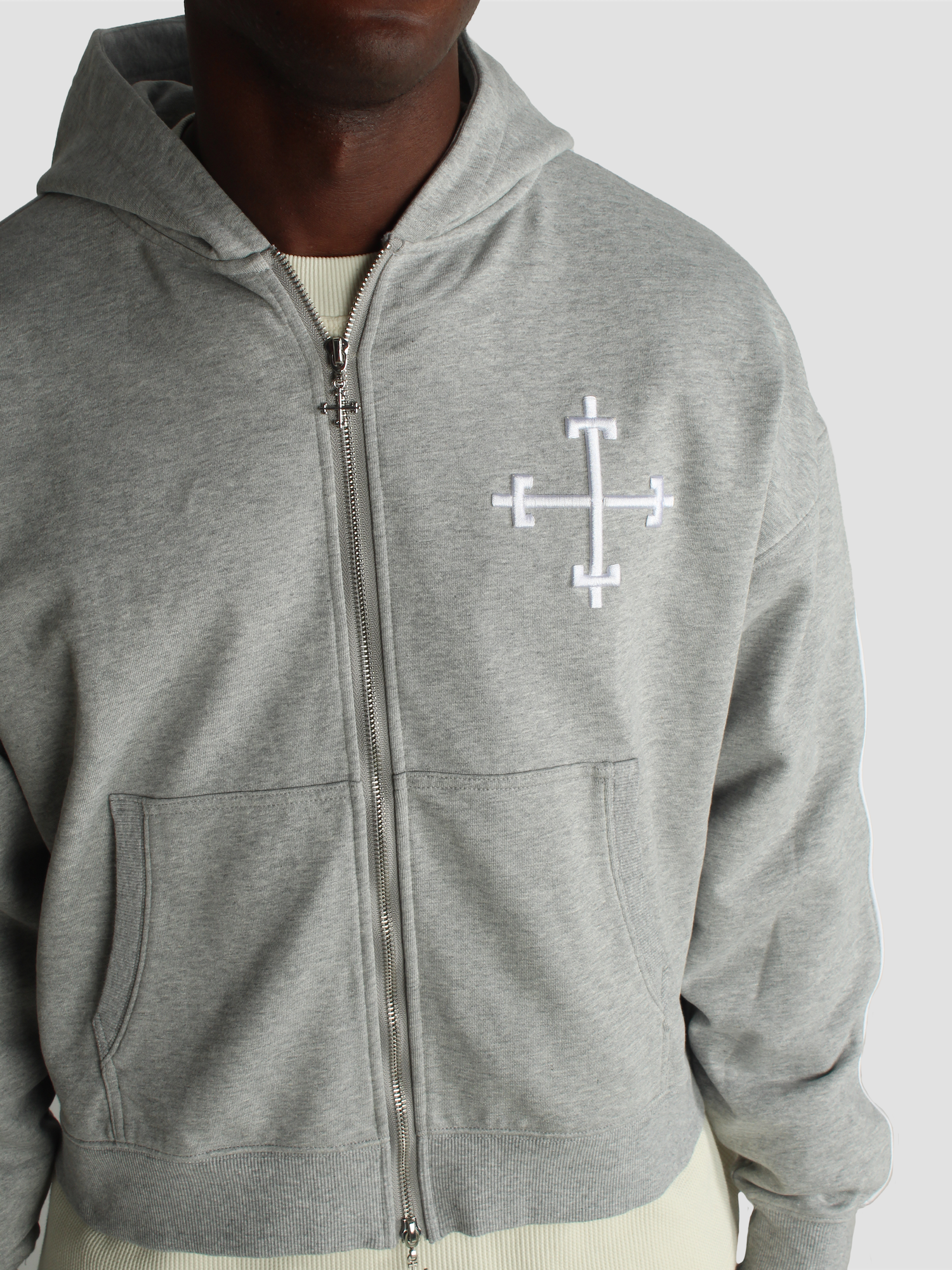 SAINT SUIT ZIP UP - MARL GREY