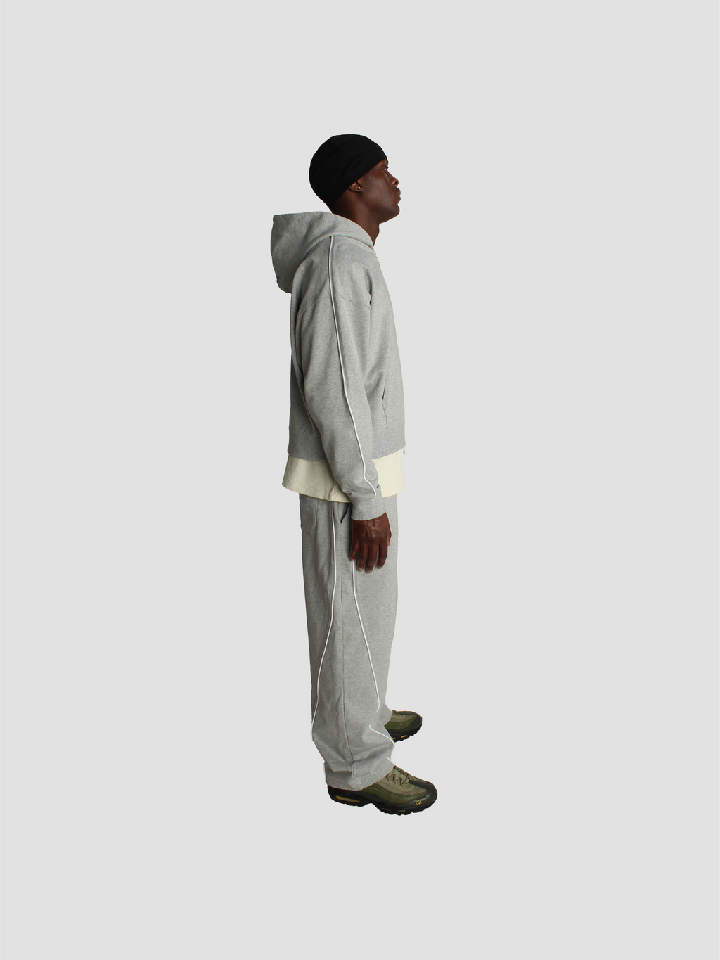 SAINT SUIT ZIP UP - MARL GREY