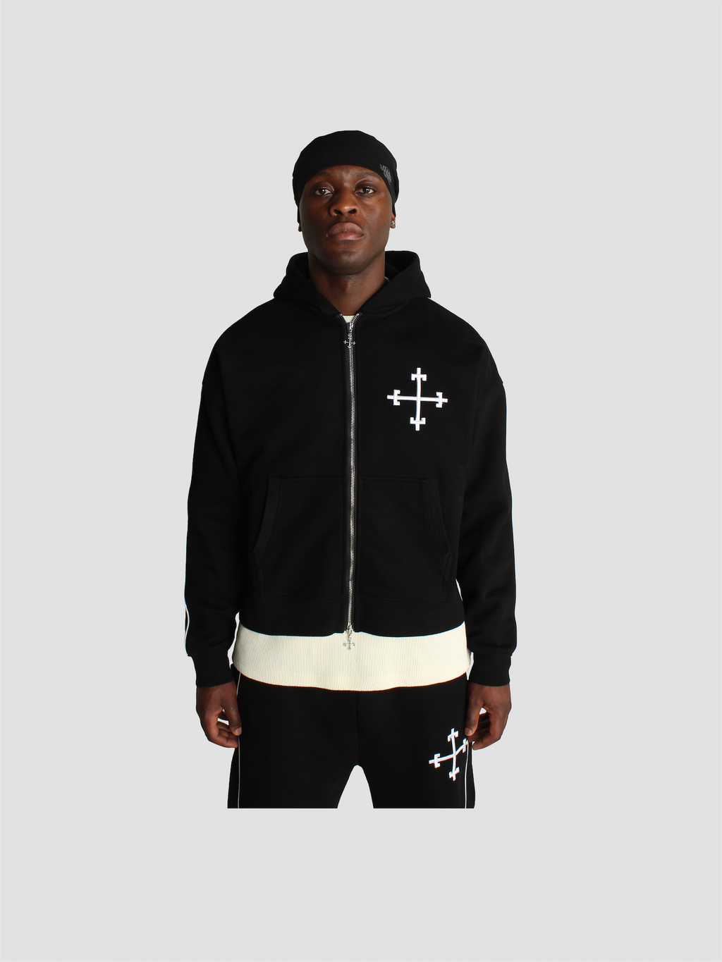 SAINT SUIT ZIP UP - BLACK