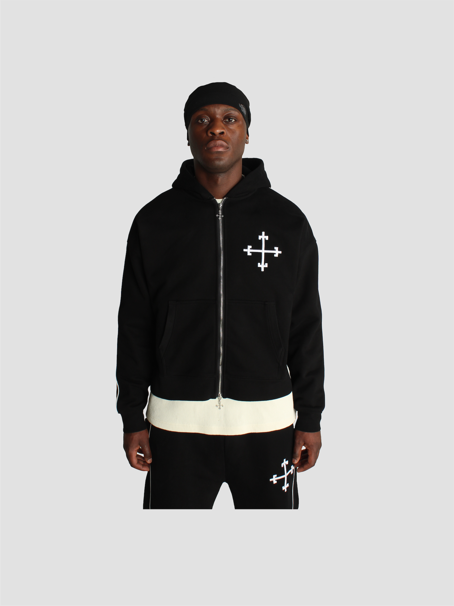 SAINT SUIT ZIP UP - BLACK