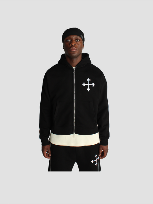 SAINT SUIT ZIP UP - BLACK