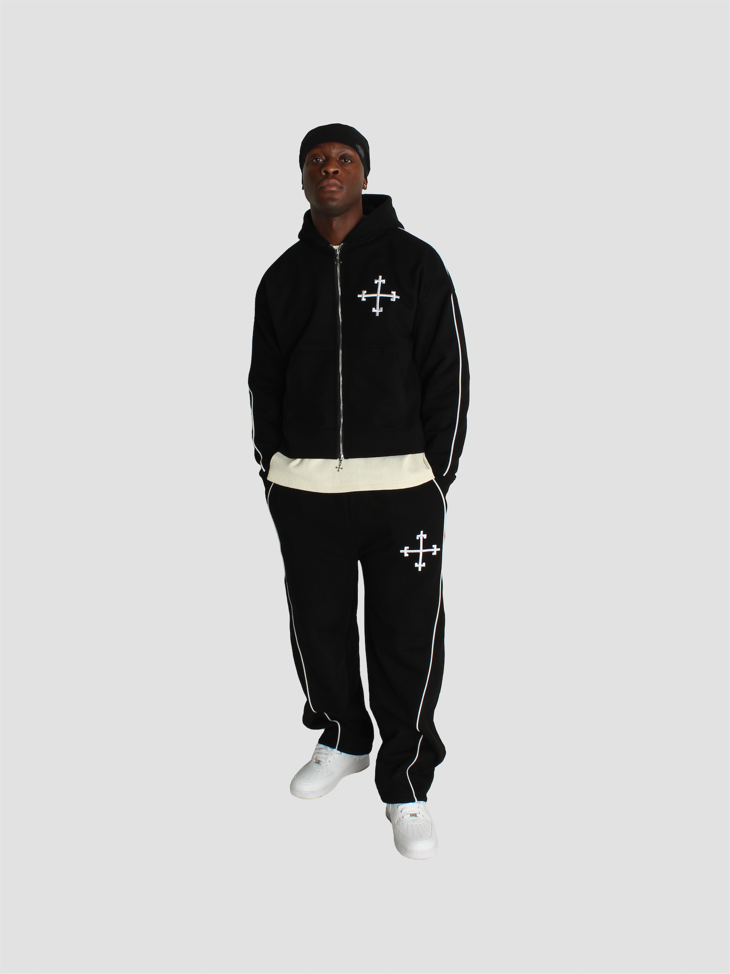 SAINT SUIT SWEATS - BLACK