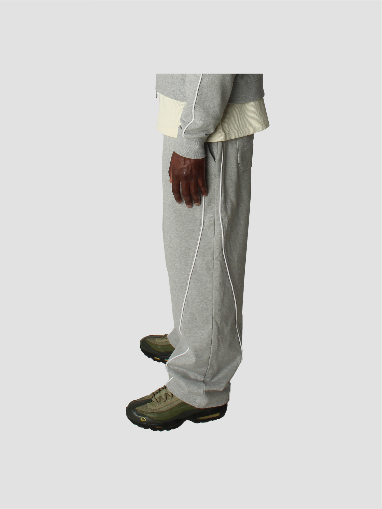 SAINT SUIT SWEATS - MARL GREY