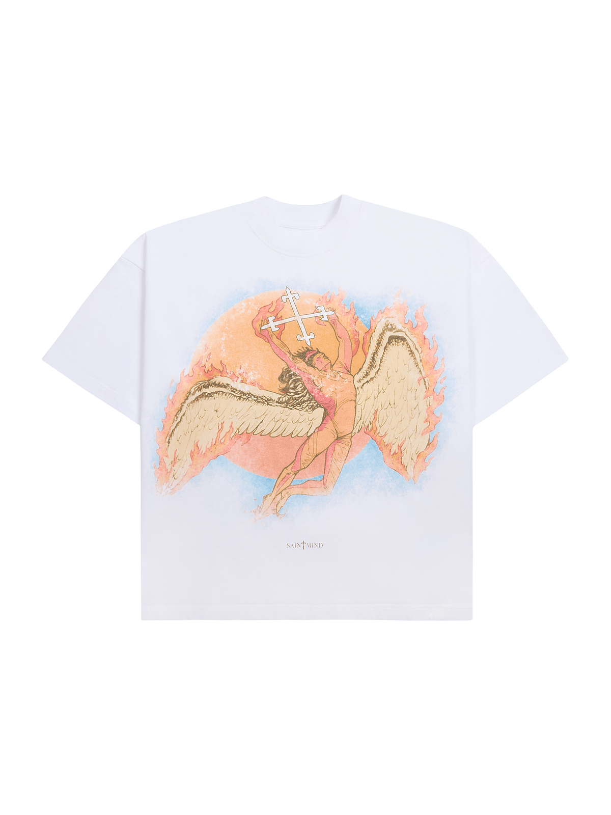 HEAVEN SENT T-SHIRT - WHITE - SAINT MIND