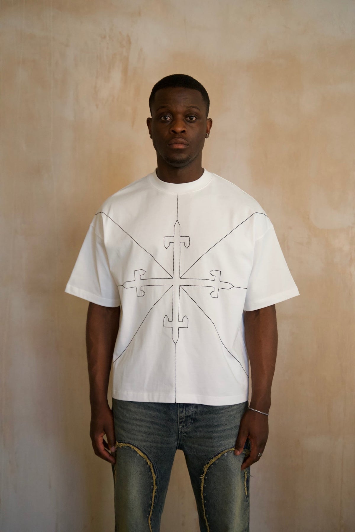 PATHWAY T-SHIRT - WHITE - SAINT MIND