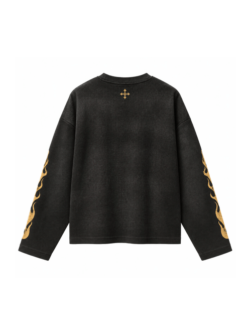 TAKE REIN THERMAL - WASHED BLACK - SAINT MIND
