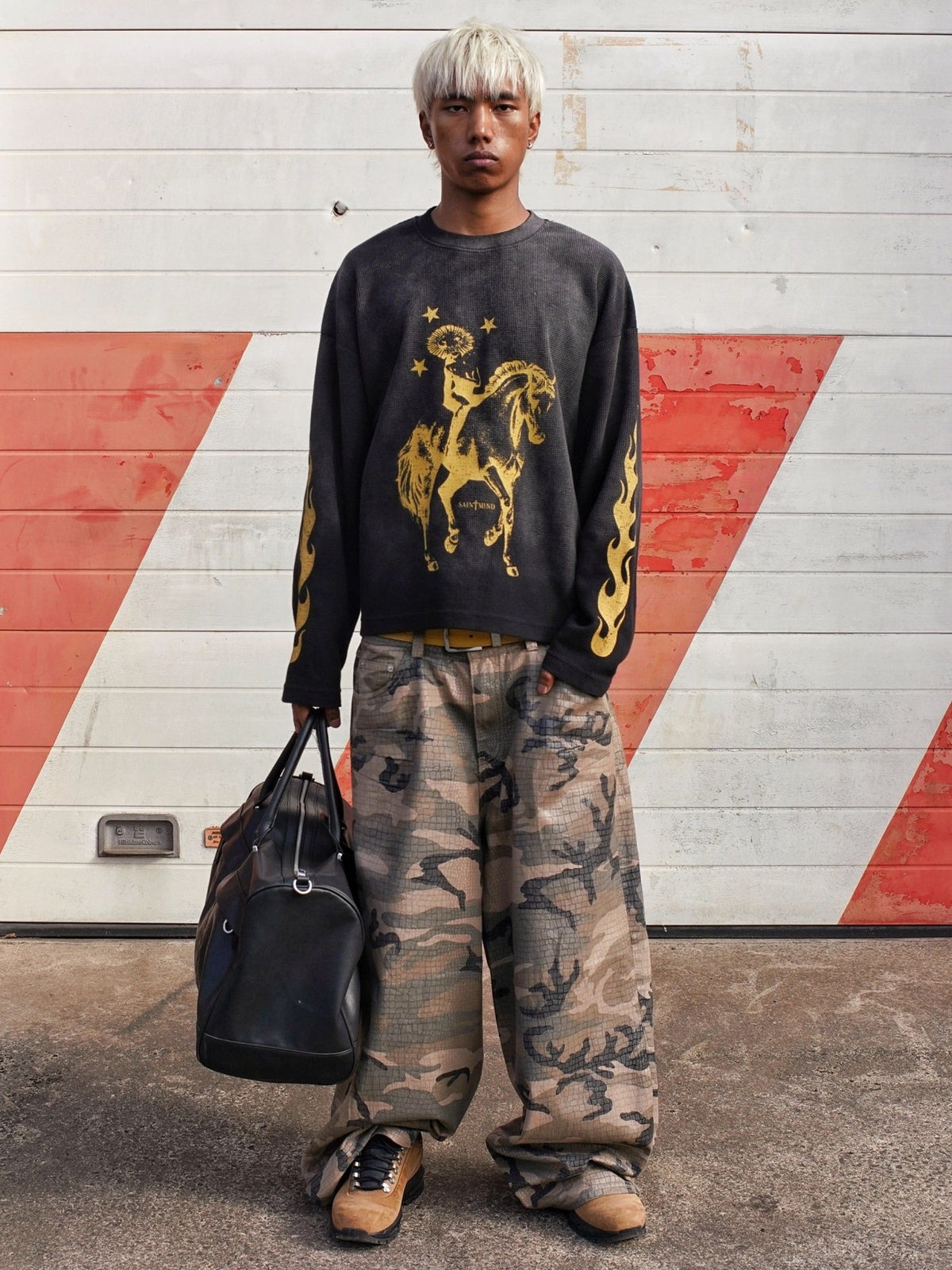 TAKE REIN THERMAL - WASHED BLACK - SAINT MIND