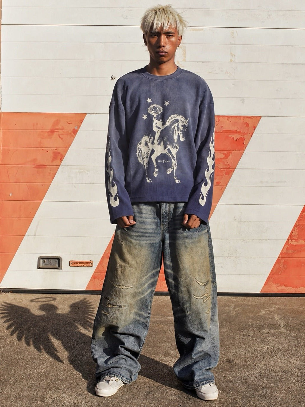 TAKE REIN THERMAL - WASHED NAVY - SAINT MIND