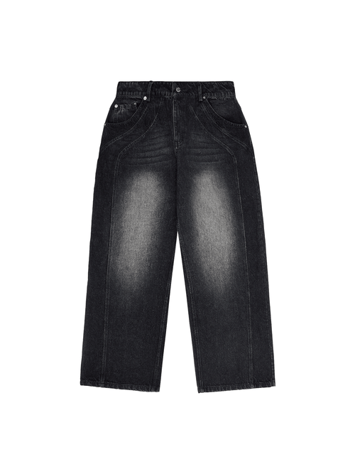 TWO STEP BAGGY DENIMS - SAINT MIND