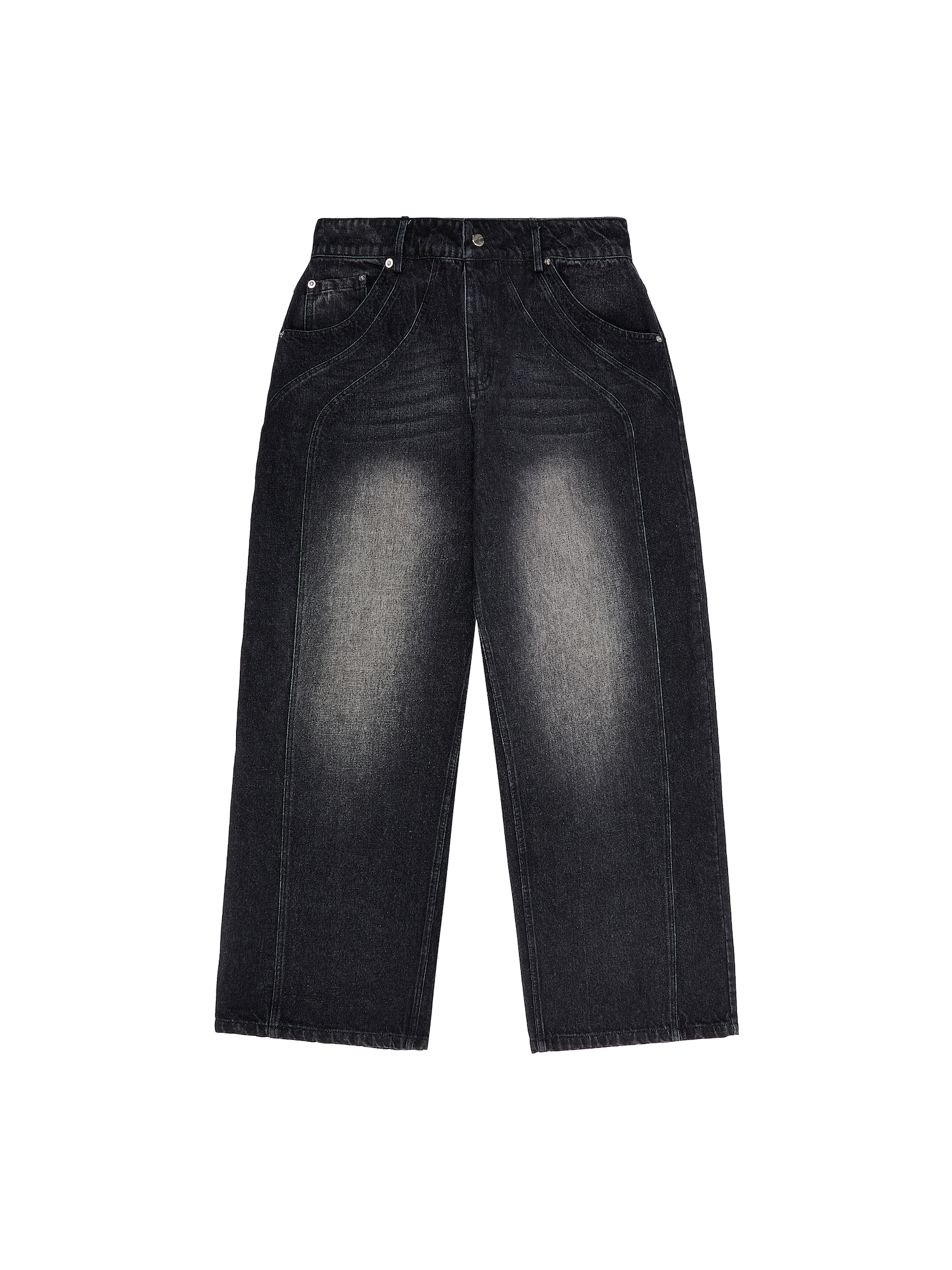 TWO STEP BAGGY DENIMS