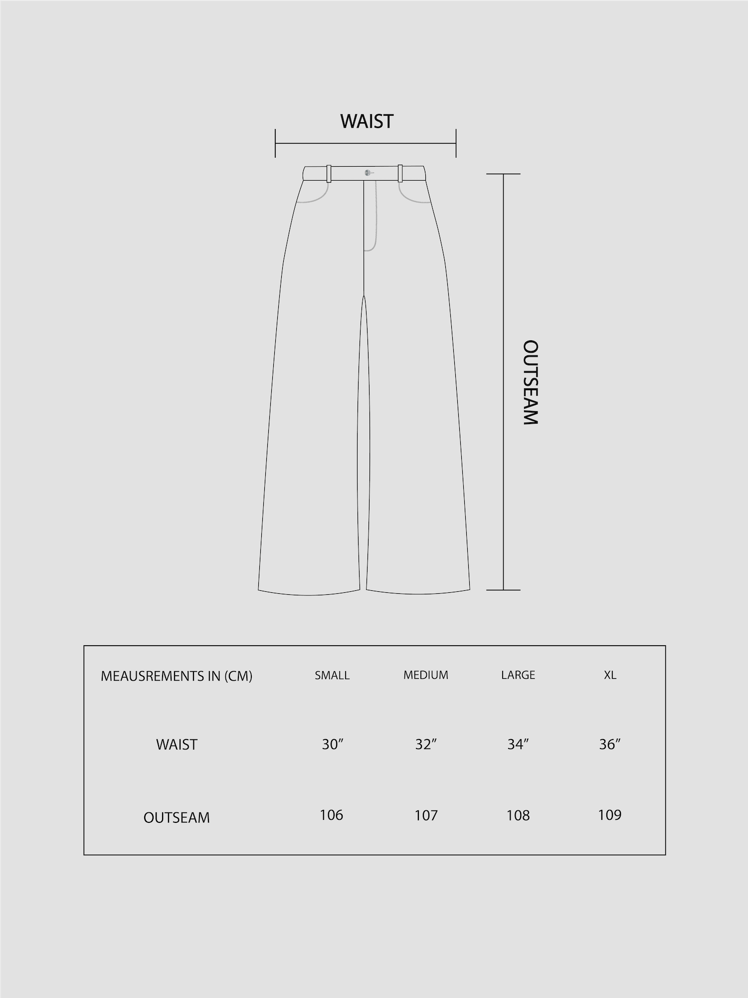 BAGGY STUDDED DENIM - WASHED BLUE