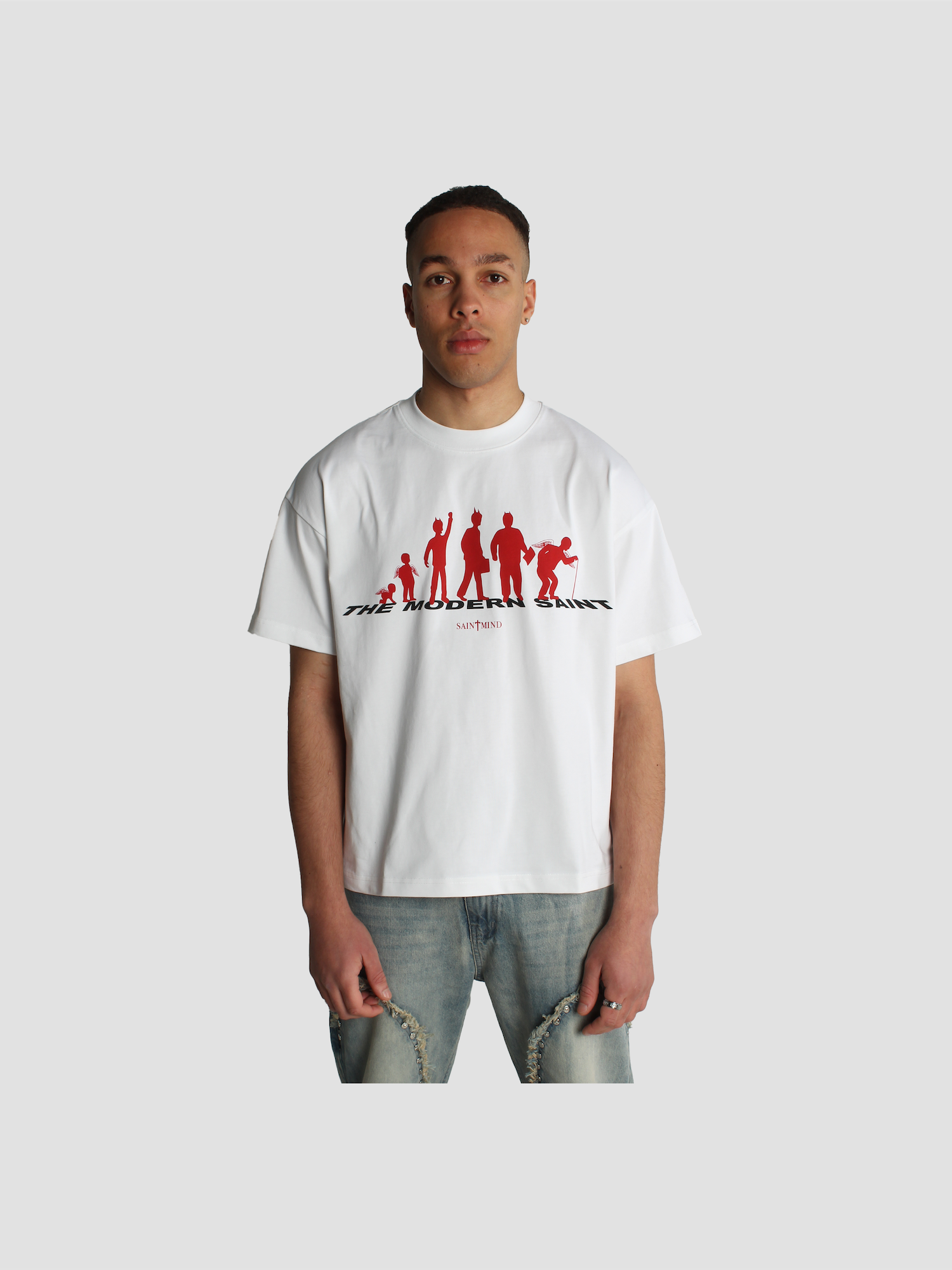 MODERN SAINT T-SHIRT - WHITE