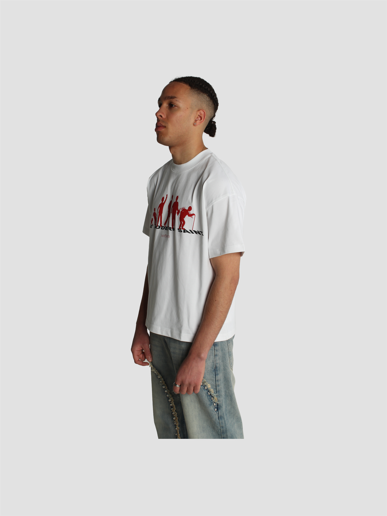 MODERN SAINT T-SHIRT - WHITE