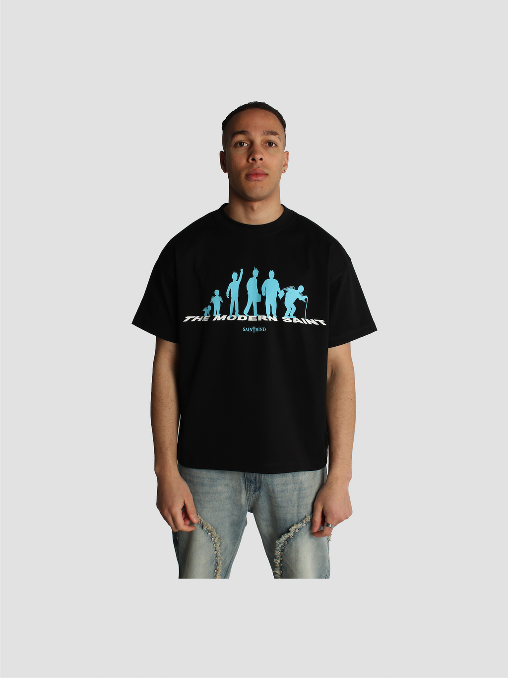 MODERN SAINT T-SHIRT - BLACK